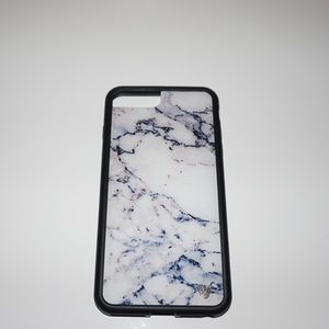 Marble Wildflower Case iPhone 8 Plus